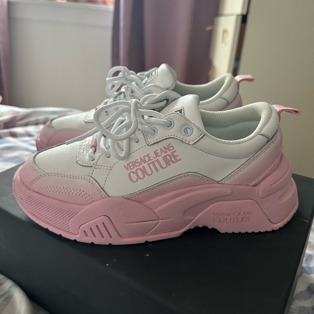 Versace Jeans Couture Leather Sneakers 37 EU/6.5 US